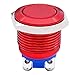 Twidec/19mm Waterproof Red Metal Shell Momentary Flat Push Button Switch 3A/12~250V SPST 1NO Start Button for car Modification Switch M-19-R-P