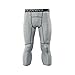 ARSUXEO Men's 3/4 Running Compression Tights Capri Pants K75 Gray Size X-Large
