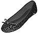 New Womens Sequins Ballerina Ballet Flats Shoes 4 Colors Available 2001 Ruby Sequin 5/6