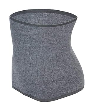 Qchomee Strick Bauchweggürtel Nierenwärmer Bauchschutz Magenschutz Atmungsaktiv Warmer Bequem Dünner Palastgürtel Bauchgurt C