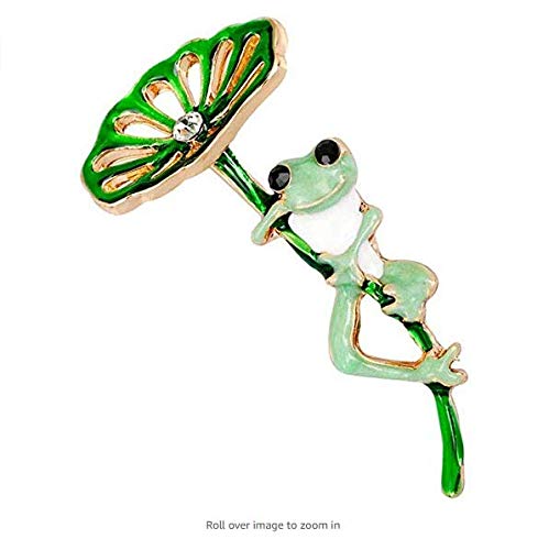 Tcplyn Enamel Lapel Pin Frog Brooch Pin Party Valentine Brooch Collar Jewelry Gift Durable and Useful