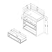 South Shore 2-Drawer Changing Table with Open Storage, Espresso