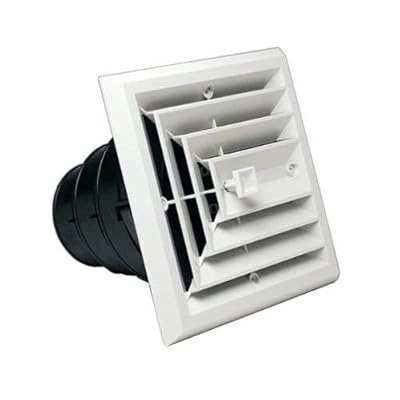Buy AirTec MV3 Diffuser, 3 Way Sq wDamper & Quick Install Clips 6