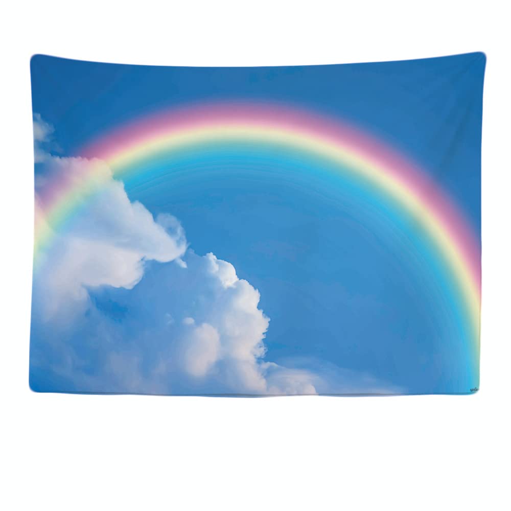Ulticool - Tapestry Decoration Home - Rainbow Clouds Blue Sky - 200 x 150 cm - Wall Towel Wall Hangings - Accessories for Bedroom Living Room Children's Room — image 1