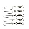 Threemart-High-Strength-Fishing-Ball-Bearing-Swivel-with-Coastlock-Snap100-Copper-Stainless-Steel-with-Nickle-Coated