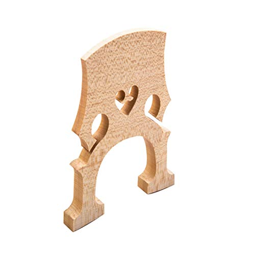 Baynne 1PC Exquisite Wood Cello Bridge 4/4 Full Size French Style for Cello Strings Musical Parts/Accessory - Thumbnail 2