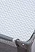 Pack N Play Portable Crib Sheet Set 100% Jersey Cotton Unisex for Baby Girl and Baby Boy by Ely's & Co. (Grey Chevron and Polka Dot)