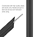 Sago Brothers Twist Ties 500 Pcs Reusable and Durable Plastic Black Bread Ties 5 Inches