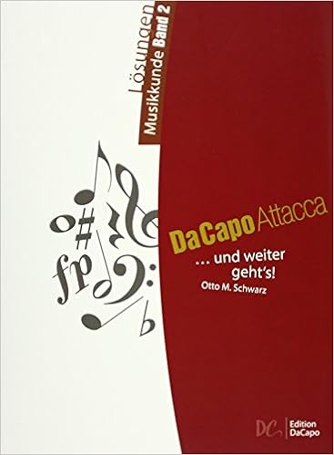 Da Capo Attacca Losungen Musikkunde Band 2 Amazon De Otto M Schwarz Oms Gmbh Bucher