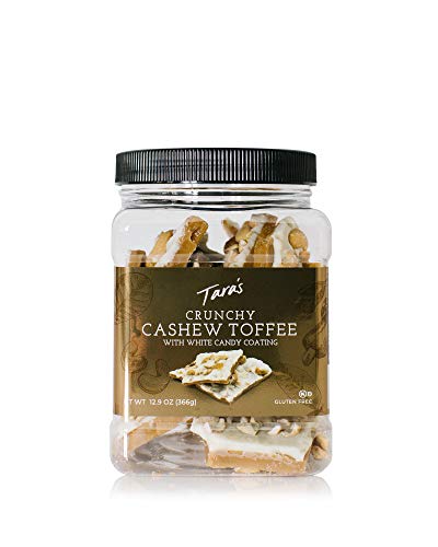 Tara's Gourmet Small Batch Old Fashioned White Cashew Toffee -- Made With Real Butter & Cream - Thumbnail 4