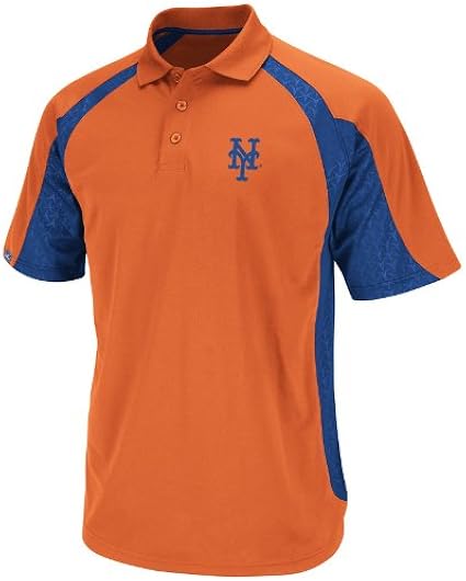 Majestic MLB New York Mets Season Pass Polo Shirt, Orange/Royal, XX-Large: Amazon.co.uk: Sports 