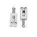 Nuolux Silver Tremolo Bridge Saddles for Electric Guitar 6pcs