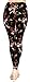 VIV Collection One Size Fashion Print Leggings, Rose Shadows