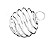 Housweety 40 PCs Silver Plated Bead Cages Pendants Findings 20x25mm