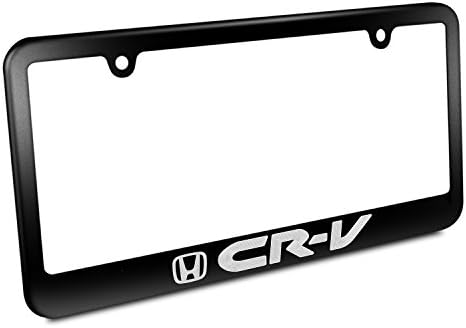 Honda CR-V Matte Black Metal License Plate Frame