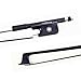 VingoBow 4/4 Size Black Horse Hair Carbon Fiber Viola Bow