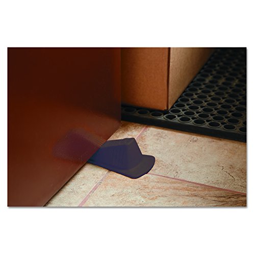 Master Caster 00964 Giant Foot Doorstop, No-Slip Rubber Wedge, 3-1/2w x 6-3/4d x 2h, Brown