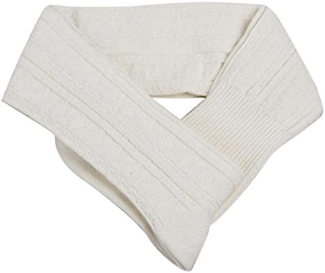 Your Gallery Women's Warm Slim Cable Knit Jacquard Roll Thigh High Cotton Socks White