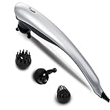 VIKTOR JURGEN Deep Tissue Handheld Neck Massager for Muscles - Electric Percussion Full Body Massage for Back Foot Shoulder Leg Calf Pain Relief - Gifts for Men/Women