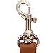 SaSarili Adjustable Replacement Cross Body Handbag Purse Strap Camel 0.6 inch wide, 43-51 inch long with Nickel Tone Hardware