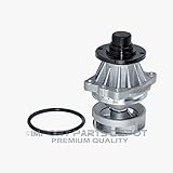 Water Pump (W/Metal Impeller) + Gasket for BMW 320i 323Ci 323i 323is 325Ci 325i 325is 325xi 328Ci 328i 328is 330Ci 330i 330xi 525i 525iT 528i 530i M3 X3 X5 Z3 Z4 Premium Quality 11517527799 New