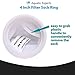 Aquatic Experts 4 inch Ring Filter Socks 200 Micron, Filter Socks for Saltwater Aquarium, Sump Filter Sock, Felt Aquarium Socks, Reef Filter Sock (8 Pack, 4