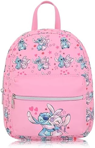8956 Disney Lilo and Stitch Backpack , , Unisex | Cute PU Leather 10\
