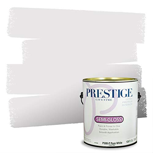 PRESTIGE Paints Interior Paint and Primer In One, 1-Gallon, Semi-Gloss, Compara…
