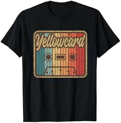 Amazon.com: Yellowcard Yellow Logo T-Shirt, Men's Unisex-Adults