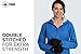 Running Gloves with Touch Screen - Black Winter Glove Liners for Texting, Cycling, Driving - Thin, Lightweight & Warm Cold Weather Thermal Outdoor Sports Gloves - Two Finger Touchscreen Gloves