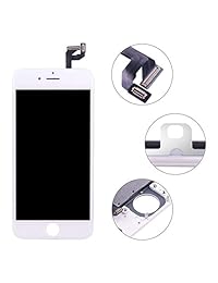Repuesto de pantalla compatible para iPhone 6S, color blanco, 4,7 pulgadas, kit de reparación digitalizador LCD de repuesto
