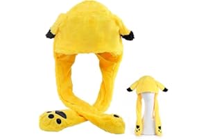 doepeBAE Funny Hat with Moving Ears, Cute Bunny Hat with Floppy Ears, Party Hat Moving Ears,for Parties, Gifts, Adults & Kids