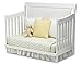 Simmons Kids Slumbertime Madisson Convertible Baby Crib N More, White Ambiance