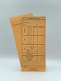 Cashier Depot EZ400 Cashier's Deposit Report Envelope, 4 1/8" x 9 1/2", Premium 24 LB (500 Envelopes.)