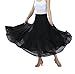 CISMARK® Elegant Ballroom Dancing Waltz Dance Party Long Swing Mesh Skirt