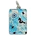 Glass Of Venice Murano Glass Venetian Reflections Rectangular Pendant - Aqua Purple