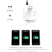 cozoo LED Desk Lamp with USB Charging Ports and Type C Port,2 AC Outlets,9 Lighting Modes,Touch/Memory/Timer Function,10W Eye Protection Foldable Reading Light,Study Lamp,Dorm Essentials Desk Light