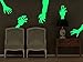 Marsway Halloween Decor Creative PVC Luminous Wall Sticker Fluorescent Decorative Night Glow Decal for Halloween Party (Ghost Hand)