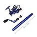 Docooler Mini Aluminum Saltwater Fishing Tackle Pocket Pen Fishing Rod Pole + Reel