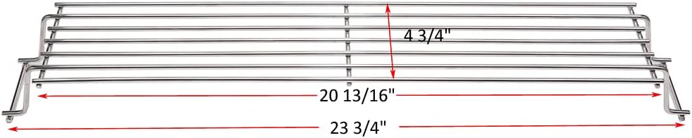 YIHAM KW426 Grill Warming Rack for Weber Spirit 200 Series (Years 2009-2012) with Side Control Spirit E-210, S-210, E-220, S-220 Gas Grills, 23 3/4 inch Warming Grate Weber 91288, 304 Stainless Steel : Garden & Outdoor