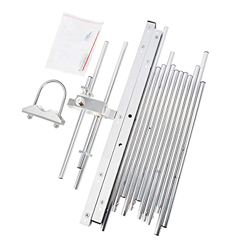 TWAYRADIO Yagi Ham Radio Antenna,Dual Band 2m 70cm VHF UHF Yagi,High