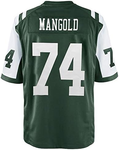 JEMWY Men's/Women's/Youth_Jets_Mangold_#74_Team_Color_Sportswears_Football_Game_Jersey