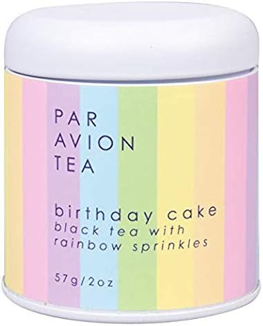 Par Avion Tea Birthday Cake Tea - Loose Leaf Tea with Sprinkles - 2 oz