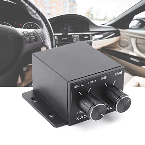 Autone Car Audio Regulator with Screws Amplifier Bass Subwoofer Stereo Equalizer Controller 4 RCA