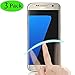 BONUM ZXC06 Screen Protector, Hd Clear Ultra Thin Anti Scratch and Fingerprint Case Friendly Tempered Glass For Galaxy S7 - 3 Piece