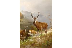 EUROPEAN EXCELLENCY Deer Rice Paper for Decoupage A4 I Scrapbook Paper I Decoupage Supplies I Deer Tissue Paper (Deer - 2 Sheets)