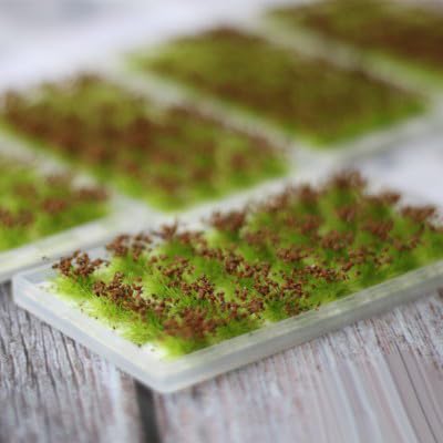 Evemodel Briar Flower Cluster for Train Landscape Railroad Scenery Sand Table + Base