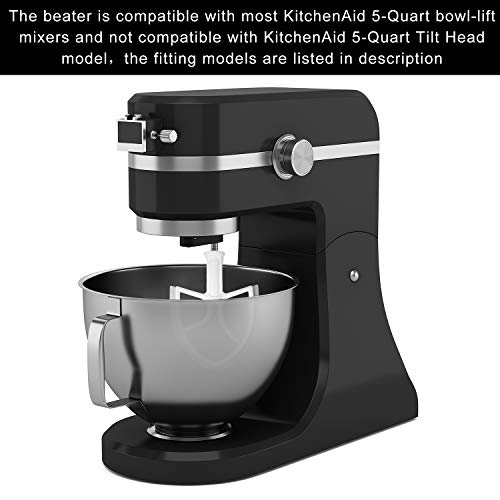 KA5L 5Quart Flex Edge Beater Compatible with KitchenAid Bowllift