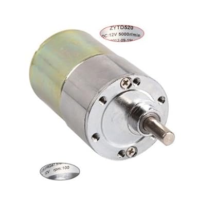 BQLZR hohem Drehmoment 12V DC 100 RPM Getriebe Box Electric Motor Ersatz 5000r/min