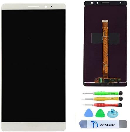 Teseko New Assembly full LCD Display + Touch Screen Digitizer For Huawei Mate 8 With Free DIY Tools---White